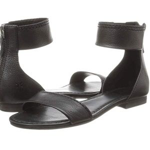 FRYE Women's Carson Ankle Zip Gladiator Sandal 8.5